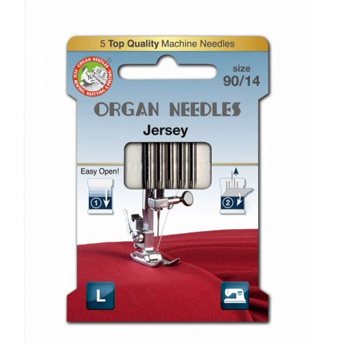 ORGAN Jersey-Nadel 90/14 5er Packung
