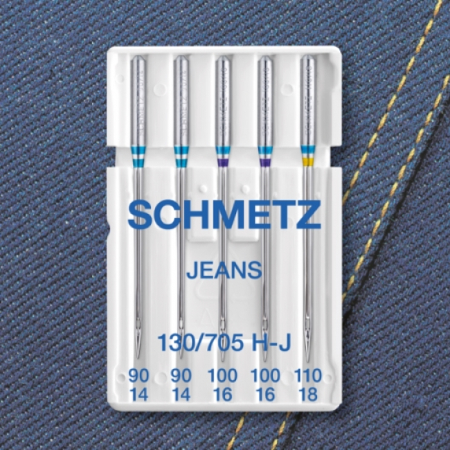 SCHMETZ Jeans-Nadel 90-110 5er Packung